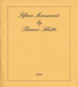 Fifteen Monuments by Thomas SchÃ¼tte