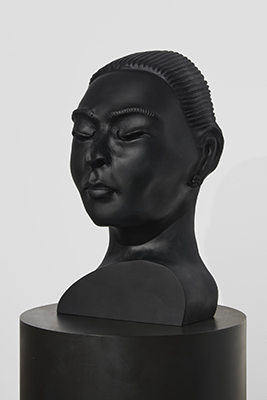 Frauenkopf, halb, Nr. e.a.