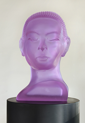 Frauenkopf, halb, Nr. 6